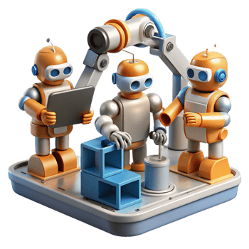 stunning classic A Group of Robots Diverse Designs and Func genuine png