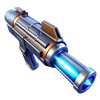 impressive contemporary A Futuristic Weapon Sleek and Metallic E authentic png