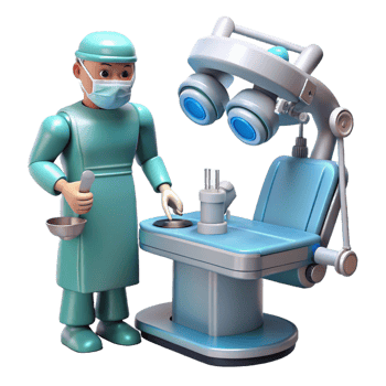 magnificent traditional A Robotic Surgeon Performing a Complex Oper professional png