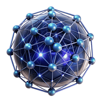 extraordinary creative A Network of Glowing Lines and Nodes Formi authentic png