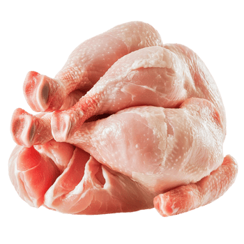 raw chicken pieces stacked neatly pink texture png