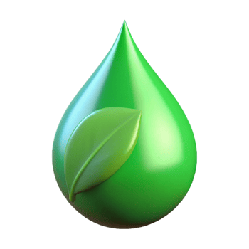 vibrant artistic Raindrop on Vibrant Green Leaf premium png