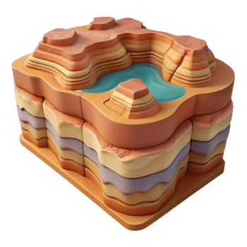serene contemporary Wind and Water Carved Canyon exclusive png