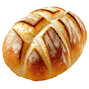 ly bakedisan bread a golden crust deep cut png
