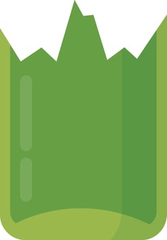 Broken Glass Bottle Bottom vector