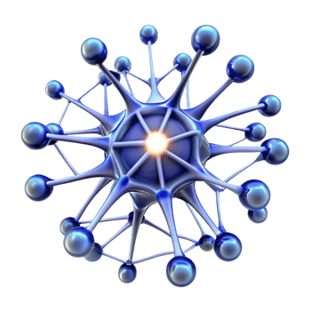 extraordinary abstract A Complex Network of Interconnected Neuro professional png