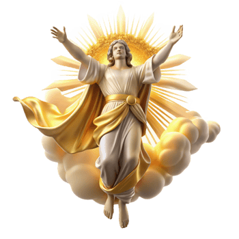 wonderful classic A Celestial Being Descending from the Heav professional png