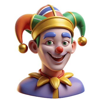 impressive artistic Portrait of a Mischievous Jester with Col high resolution png