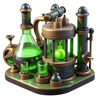 magnificent contemporary A Steampunk Laboratory Filled with Bizar exclusive png
