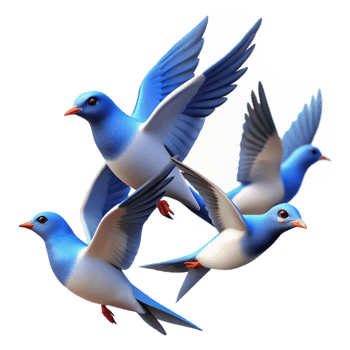 impressive classic A Group of Birds Flying in Formation Agains authentic png