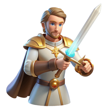 extraordinary rustic A Courageous Paladin Wielding a Holy Sword genuine png