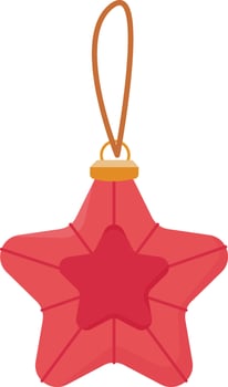 Red Star Ornament vector