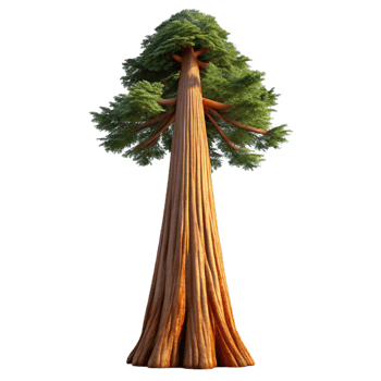 beautiful creative A Giant Sequoia Tree Reaching Towards The exclusive png