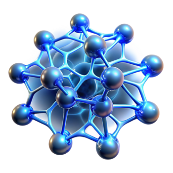serene artistic Branching Fractal Network authentic png