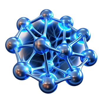 stunning vintage Branching Fractal Network detailed png