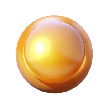 dramatic creative A Single Glowing Orb Emitting a Pulsati high quality png