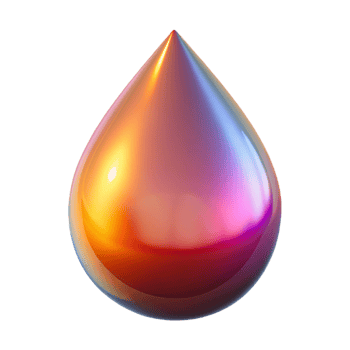 stunning modern A Single Luminous Teardrop Reflecting Th 4K png