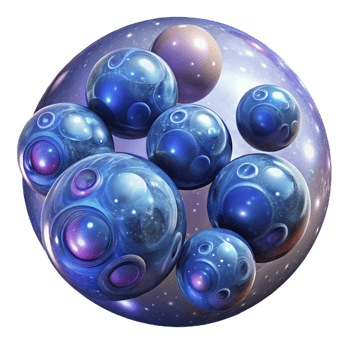 wonderful vintage A Field of Floating Translucent Orbs Fi authentic png