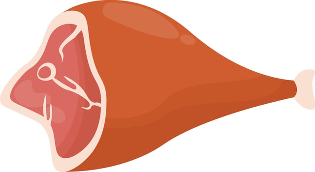 Beef Cut with Bone vector