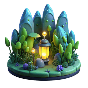 beautiful classic A Group of Fireflies Illuminating a Dark F exclusive png
