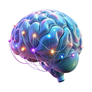 impressive contemporary A Holographic Projection of a Human Brain high quality png