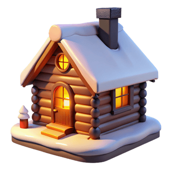 wonderful rustic A Cozy Log Cabin in the Snow Warm Firelig high resolution png
