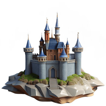 magnificent minimalist A Medieval Castle on a Cliff Edge Drama authentic png