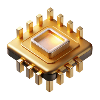 beautiful traditional A Single Microchip Magnified to Reveal original png