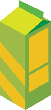 Lemon Lime Juice Carton vector