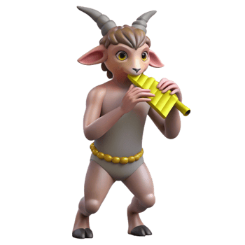 dramatic artistic A Curious Satyr Playing a Pan Flute Dap exclusive png