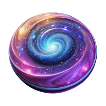 elegant minimalist A Swirling Galaxy of Stardust and Nebulae authentic png