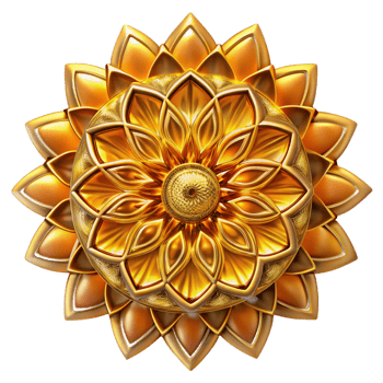 stunning vintage A Complex Intricate Mandala Pattern Radia high quality png
