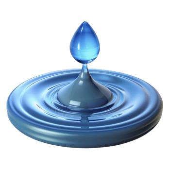 impressive creative A Close Up of a Water Droplet Splashing In detailed png