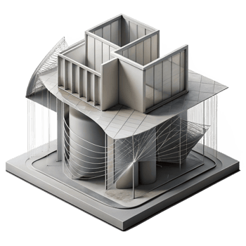 beautiful modern Conceptual Architectural Sketch with Dynam professional png