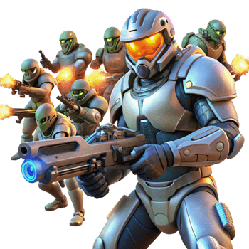 elegant modern A Futuristic Soldier Equipped with Advanc exclusive png