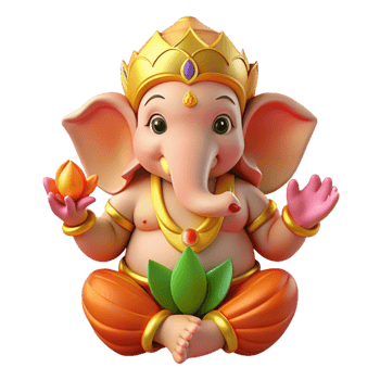 vibrant classic A Benevolent Ganesha the Hindu God of Wi high resolution png