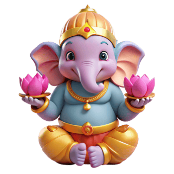 stunning classic A Benevolent Ganesha the Hindu God of Wi 4K png