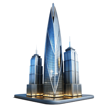 wonderful classic A Towering Skyscraper Made of Glass and St genuine png