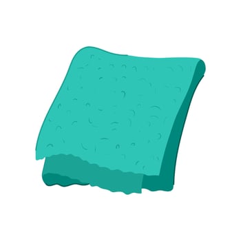 soft microfiber towel cartoon item illustration vector