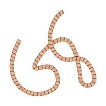 knot rope cartoon illustration item vector
