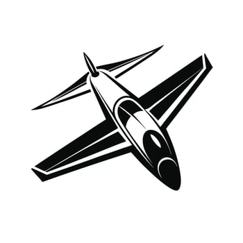Glider Aircraft Icon vector