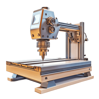 CNC Milling Machine Transparent Background png