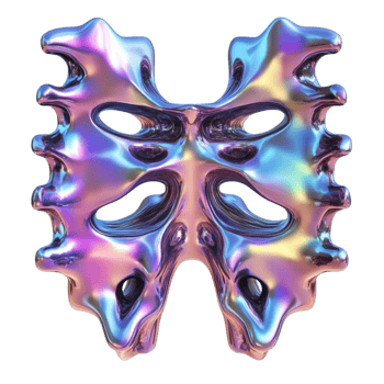Futuristic Spine Design Transparent Background png