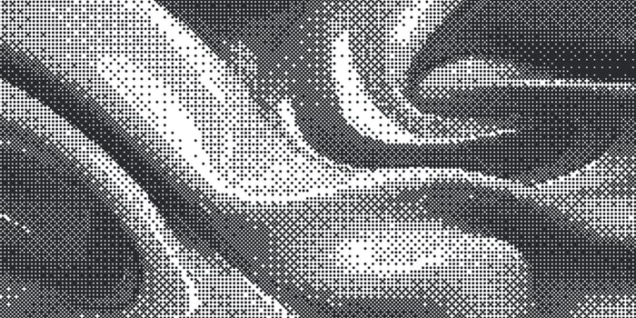 gradient halftone dots grunge wavy background vector
