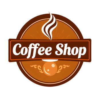 The coffee shop logo png