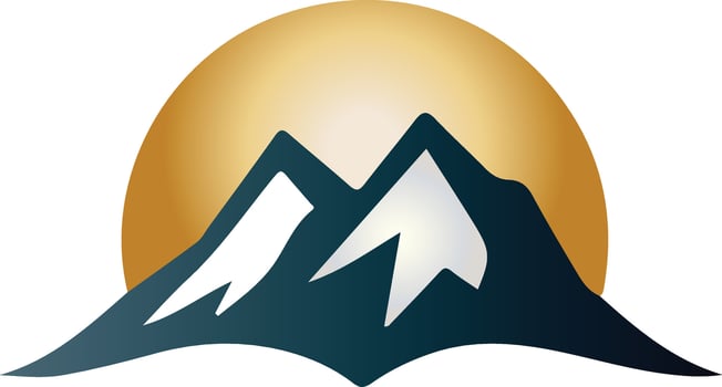 High Mountain icon Logo illustration design Template vector