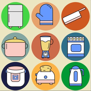 kitchen icon design illustration vector