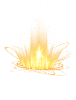 Yellow magic fantasy portal. Futuristic teleport. Light effect. Yellow candles rays of a night scene with sparks. Empty light effect of the podium. Disco club dance floor. . Illustration number 33 png