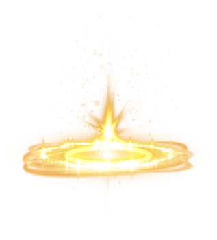 Yellow magic fantasy portal. Futuristic teleport. Light effect. Yellow candles rays of a night scene with sparks. Empty light effect of the podium. Disco club dance floor. . Illustration number 30 png