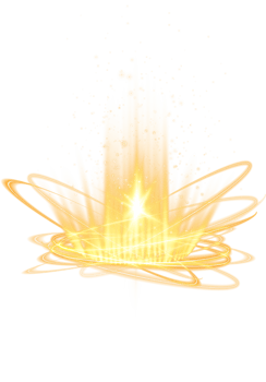 Yellow magic fantasy portal. Futuristic teleport. Light effect. Yellow candles rays of a night scene with sparks. Empty light effect of the podium. Disco club dance floor. . Illustration number 15 png